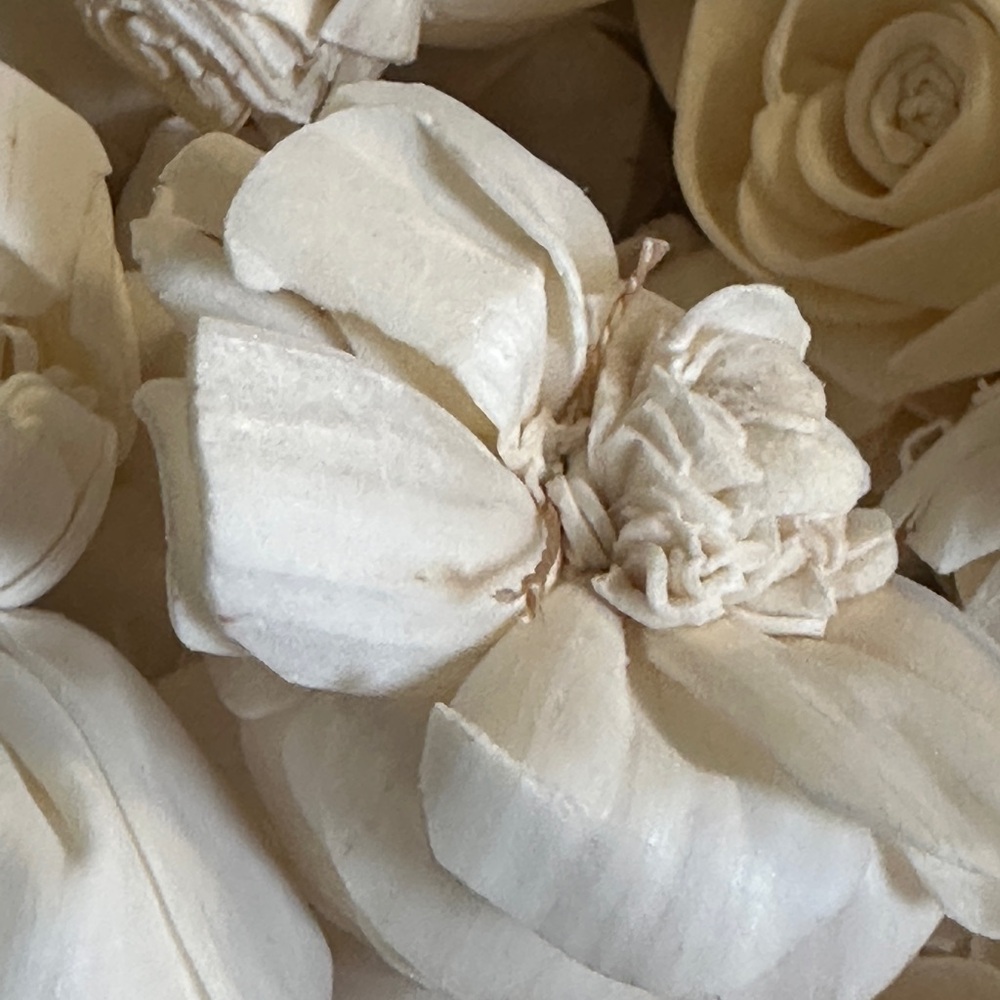 Wood Sola Flowers - assorted bag of 25 for weddings crafts wreaths - Picture 7 of 12